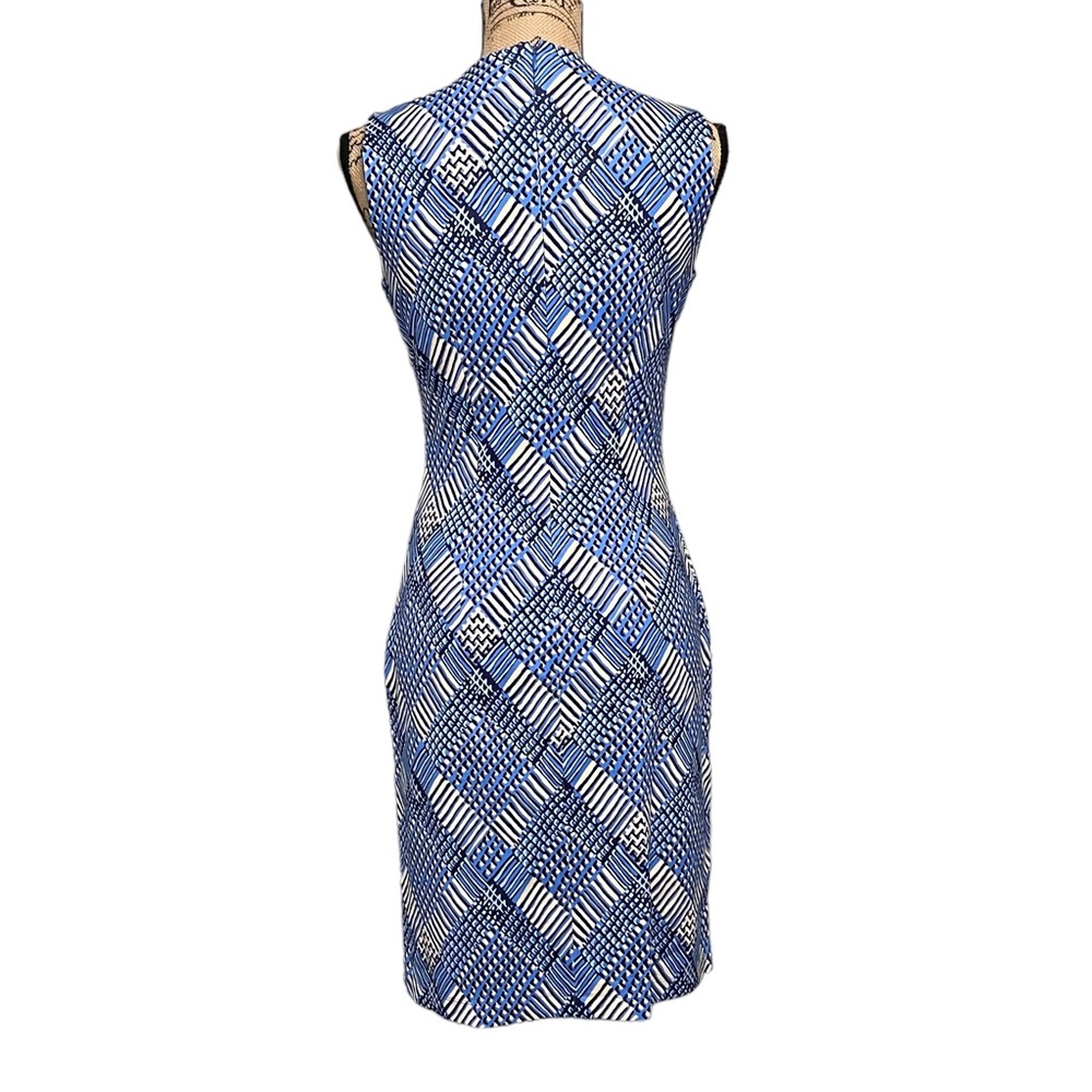 J. McLaughlin devon sleeveless sheath dress micro plaid XS - Picture 5 of 6